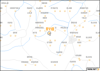 map of Nyio