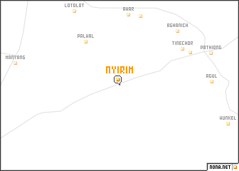 map of Nyirim