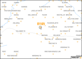 map of Nyíri