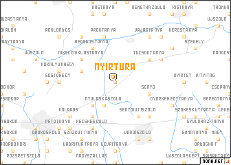 map of Nyírtura