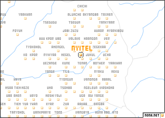 map of Nyitel