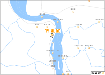 map of Nyiwudo