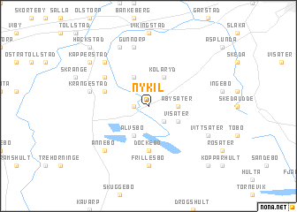 map of Nykil