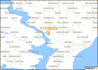 map of Nykøbing