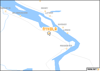 map of Nykola