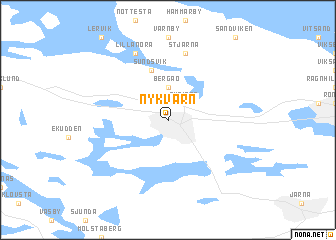 map of Nykvarn