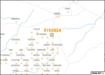 map of Nykwagh