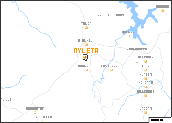 map of Nyleta