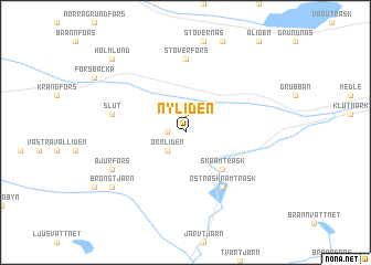 map of Nyliden