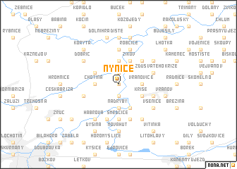 map of Nynice