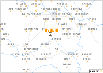 map of Nyobin