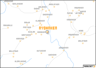 map of Nyohnken