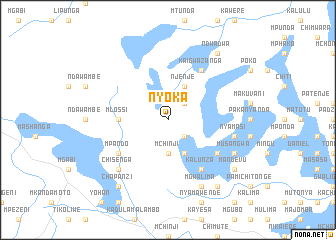 map of Nyoka