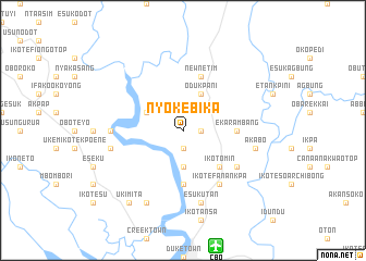 map of Nyokebika