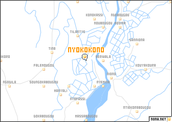 map of Nyokokono