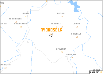 map of Nyokosela