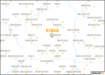 map of Nyoko