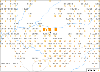 map of Nyolum