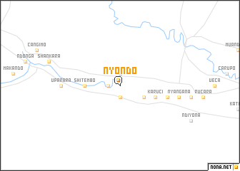 map of Nyondo