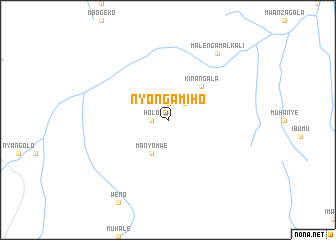 map of Nyongamiho