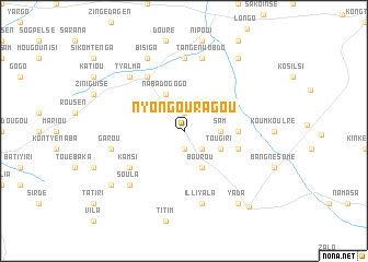 map of Nyongouragou