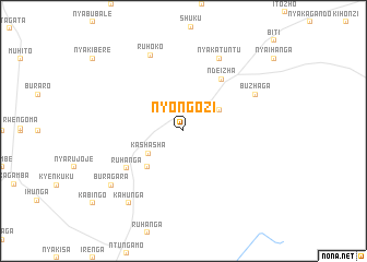 map of Nyongozi