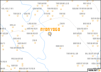 map of Nyonyogo