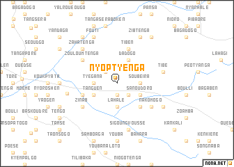 map of Nyoptyenga
