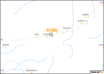 map of Nyori