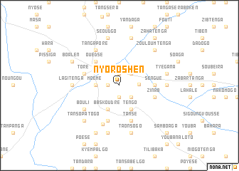 map of Nyoroshen