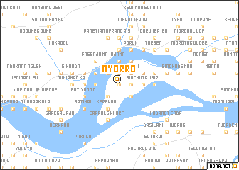 map of Nyorro