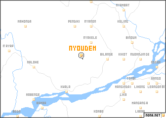 map of Nyoudem