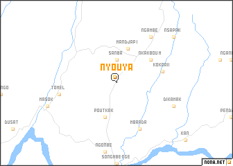 map of Nyouya