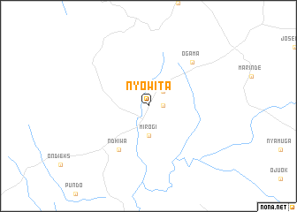 map of Nyowita
