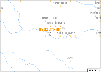 map of Nyozutkwin