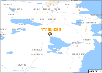 map of Nyråviken
