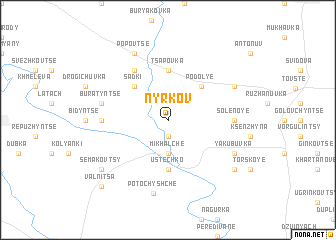 map of Nyrkov