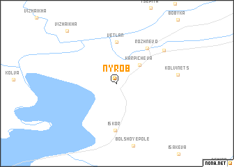 map of Nyrob