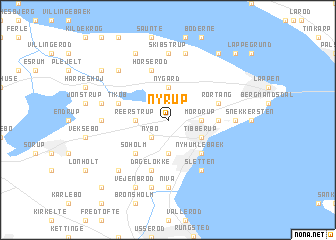 map of Nyrup