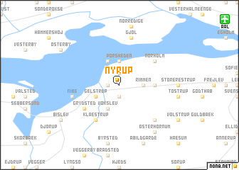 map of Nyrup