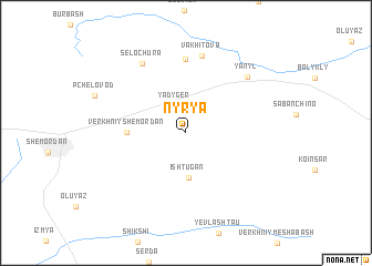 map of Nyr\