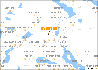 map of Nysäter