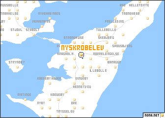 map of Ny Skrøbelev