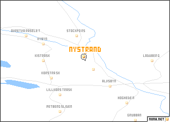 map of Nystrand