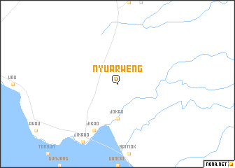 map of Nyuarweng