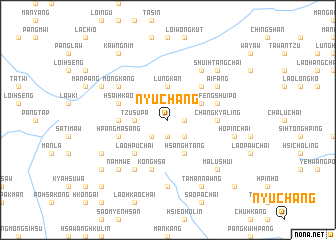 map of Nyu-chang