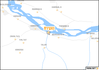 map of Nyuki