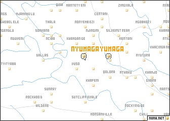 map of Nyumaga