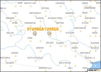 map of Nyumaga