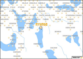 map of Nyundo
